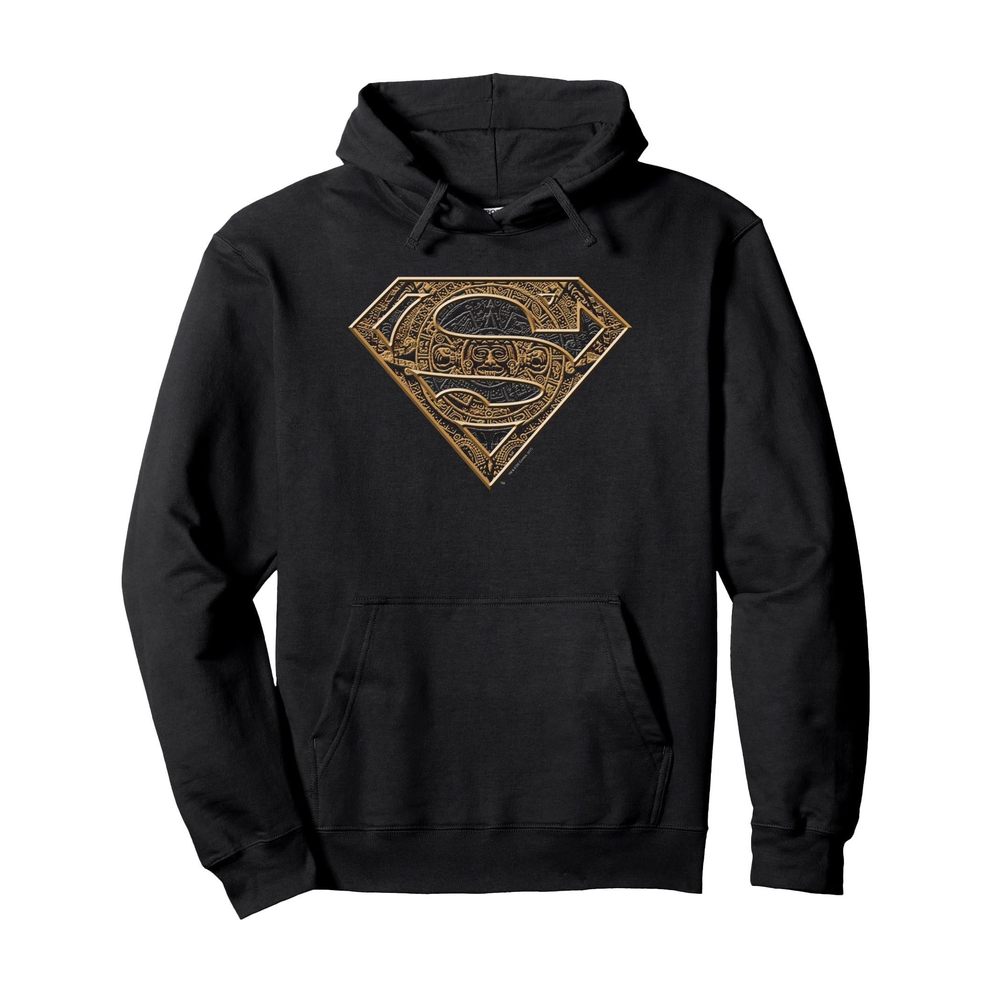 Superman Aztec Shield Pullover Hoodie